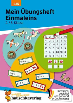 Mein Übungsheft Einmaleins 2./3. Klasse : 1x1 lernen - Mathe 2. Klasse und 3. Klasse - kleines Einmaleins