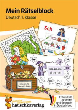 Mein Rätselblock Deutsch 1. Klasse : A5-Übungsblock