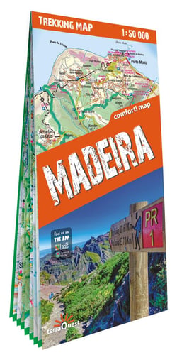 Madère 1/50.000 (carte grand format laminée; trekking tQ)