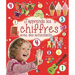 J'apprends les chiffres avec des autocollants