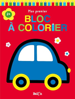 Mon premier bloc a colorier 2+ (voiture)