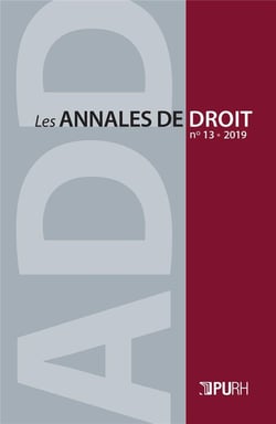 Les Les Annales de droit, n° 13/2019