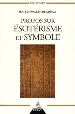 Propos sur ésoterisme et symbole