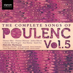 Poulenc : Intégrale des mélodies vol.5