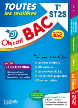Objectif BAC 2025 - Tle ST2S Toutes les matières