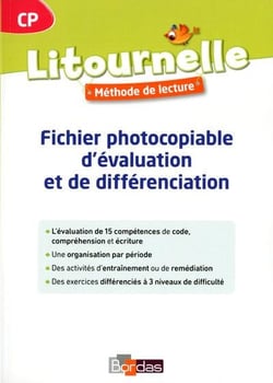 Litournelle : Fichier Photocopiable D'Évaluation Et De La Différenciation - Cp
