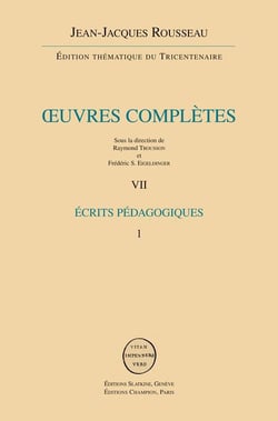 Oeuvres complètes t.7 et t.8 - écrits pédagogiques t.1