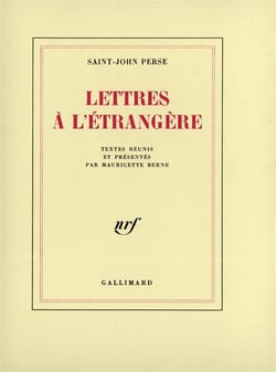 Lettres a l'etrangere