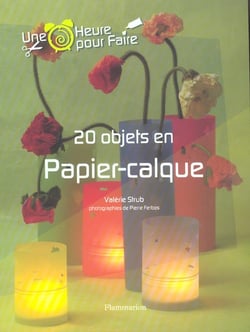 Vingt objets en papier-calque