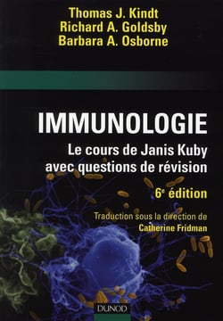 Immunologie - le cours de janis kuby avec questions de révision (6e édition)