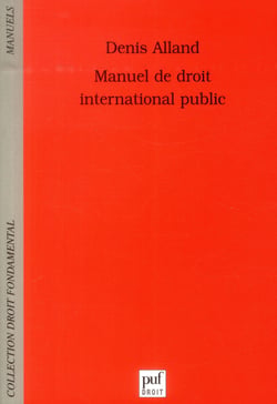 Manuel de droit international public