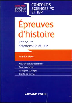 Épreuves d'histoire - concours Sciences Po et IEP