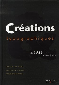 Créations typographiques de 1985 à nos jours