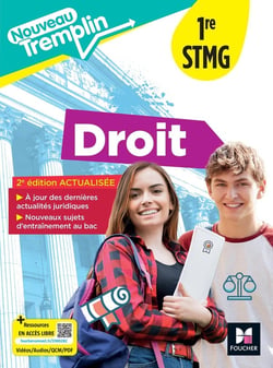 Nouveau Tremplin : Droit - 1re STMG - Livre élève (2e édition)