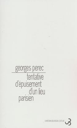 Tentative d'epuisement d'un lieu parisien