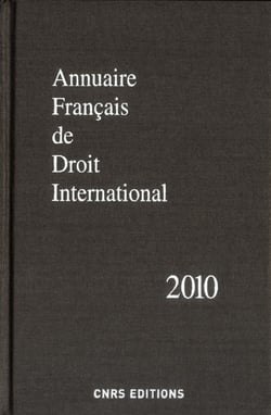 Annuaire francais de droit international 2011