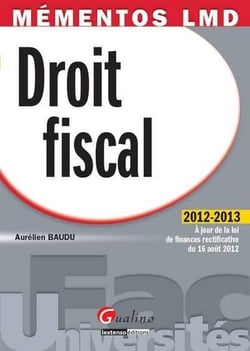 Droit fiscal - 2012-2013