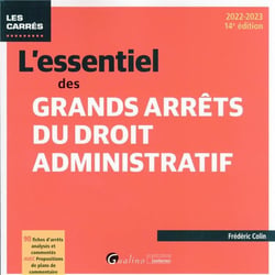 L'essentiel des grands arrêts du droit administratif (édition 2022/2023)