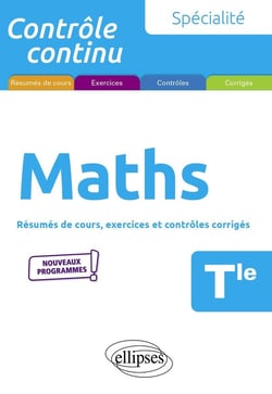 Contrôle continu : specialite matématiques - terminale - nouveaux programmes