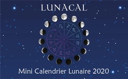 Lunacal, mini calendrier lunaire 2020 (édition 2020)