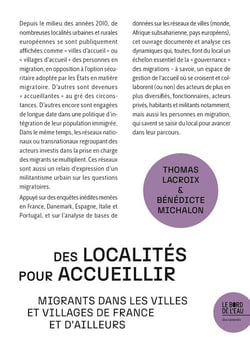 Des localités pour accueillir : Migrants dans les villes et villages de France et d'ailleurs