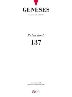 GENESES n° 137 (2024-4) : Public lands