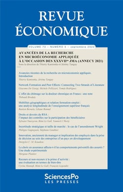 Revue économique n.73