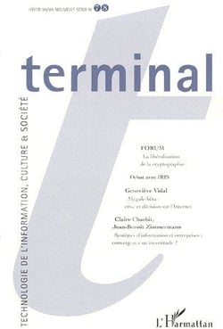 Revue terminal n.78 : technologie de l'information, culture et société