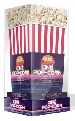 Coffret Quiz Ciné pop-corn