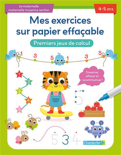 Mes exercices sur papier effaçable : premiers jeux de calcul