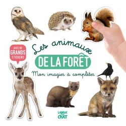 Mon bel imagier a completer - les animaux de la foret