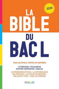 La bible du bac L - tous les outils, toutes les matières (édition 2020)