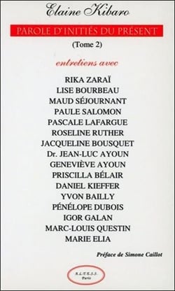 Parole d'inities du present - t. 2