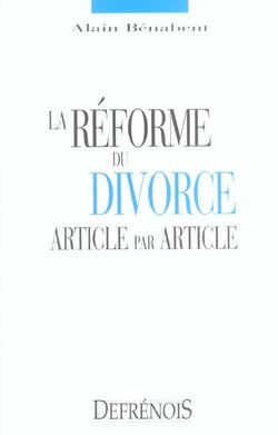 La reforme du divorce. article par article