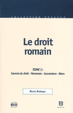 Le droit romain prive t.1 - sources du droit - personnes - successions - biens