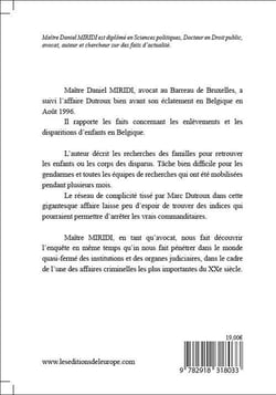L'affaire dutroux, affaire d'etat