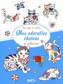 Mes adorables chatons à colorier
