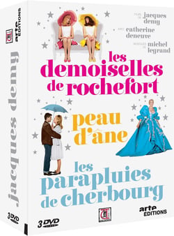 Jacques Demy : Les demoiselles de Rochefort + Peau d'Âne + Les parapluies de Cherbourg