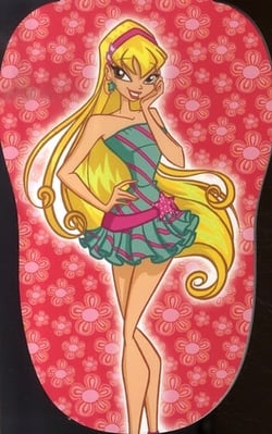 Winx club - bloc silhouette stella