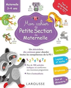 Mon grand cahier Larousse de la maternelle - petite section
