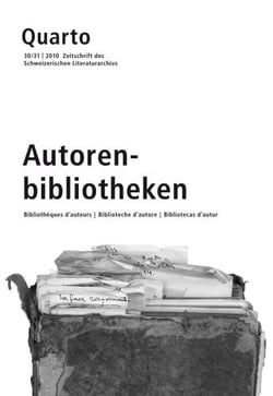 Revue Quarto n.30/31 : autoren-bibliotheken