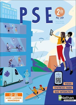 Prévention santé environnement : 2de : bac pro : livre + licence élève (édition 2022)