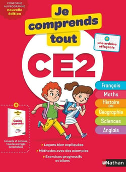 Je comprends tout Tome 3 : toutes les matières - CE2 (édition 2019)
