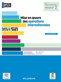 Mise en œuvre des opérations internationales, BTS Commerce international (2021) - Pochette élève