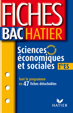 Sciences economiques et sociales terminale es (edition 2003)