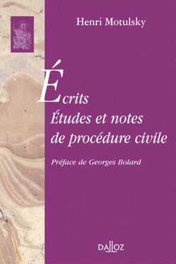 Écrits. Études et notes de procédure civile - Réimpression de l'édition de 1973