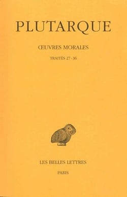 Oeuvres morales Tome 7 - 1ère partie