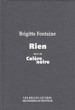 Rien suivi de Colère noire
