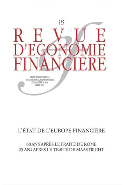 Revue d'économie financière n.125 : l'état de l'Europe financière