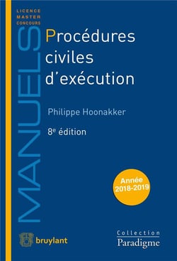 PROCEDURES CIVILES D'EXECUTION